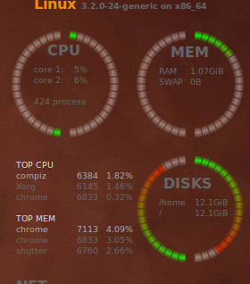 Conky_7 and Conky_8- Just Another 2 Stunning themes for Conky