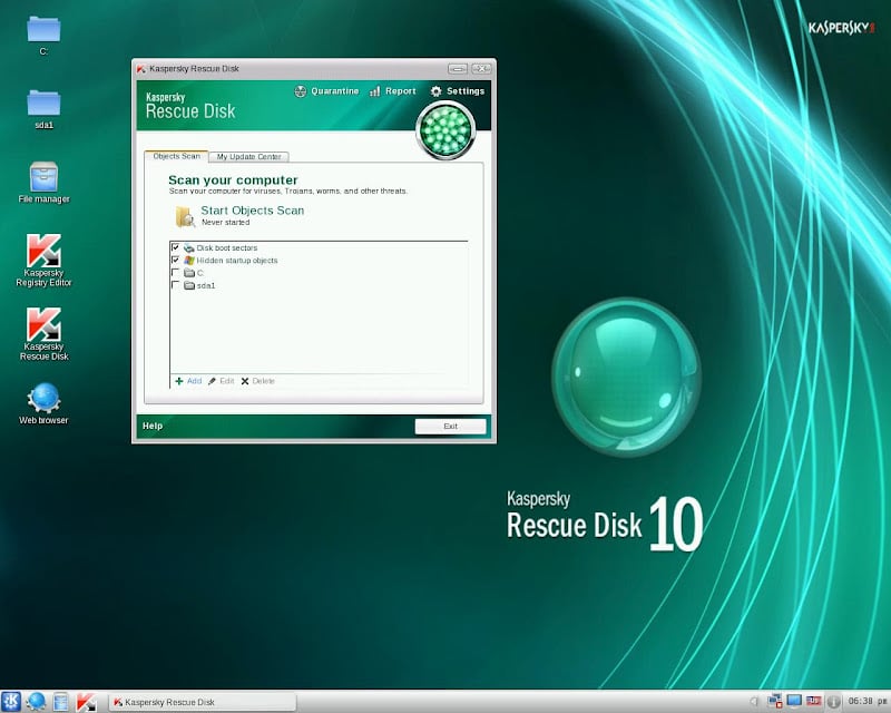 linux bootable cd with antivirus