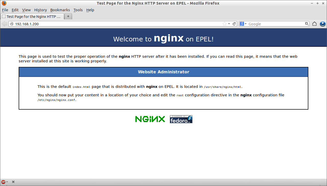 Test Page for the Nginx HTTP Server on EPEL - Mozilla Firefox_001