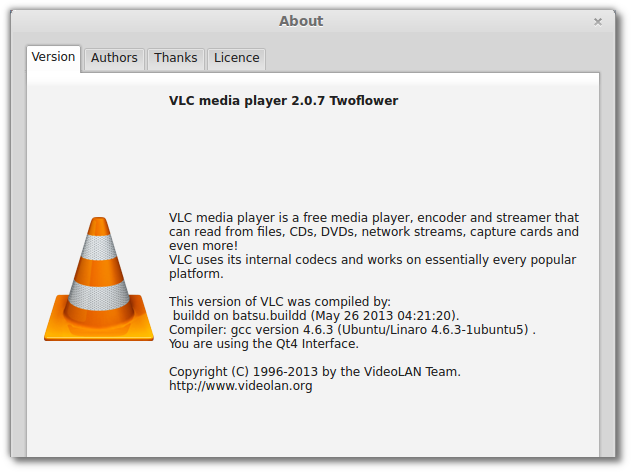 VLC media player_2.0.7
