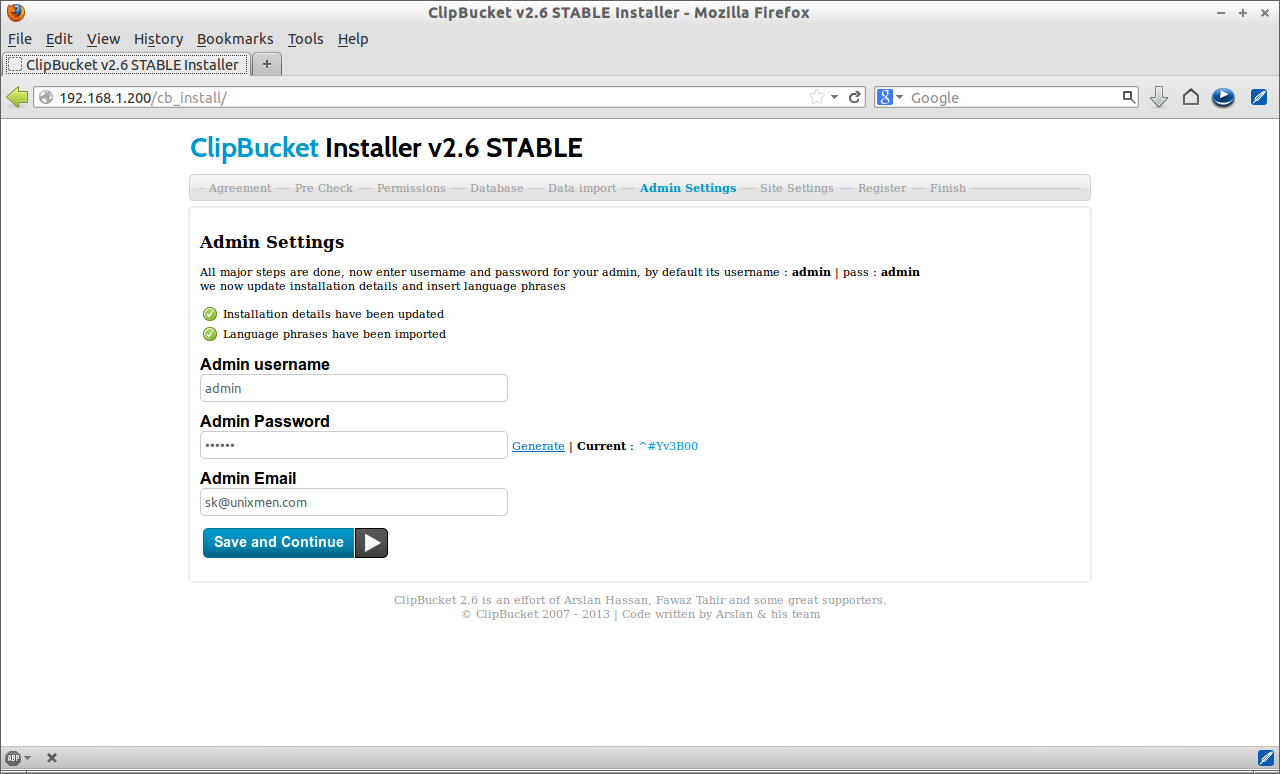 ClipBucket v2.6 STABLE Installer - Mozilla Firefox_005