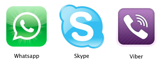 Whatsapp-Skype-Viber-Logo