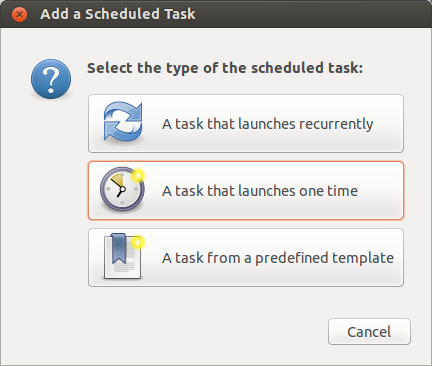 Gnome-schedule-tasks