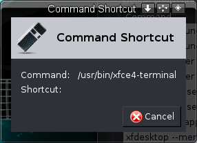 Command Shortcut Window