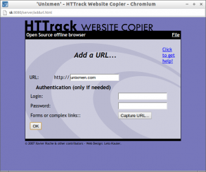 'Unixmen' - HTTrack Website Copier - Chromium_007