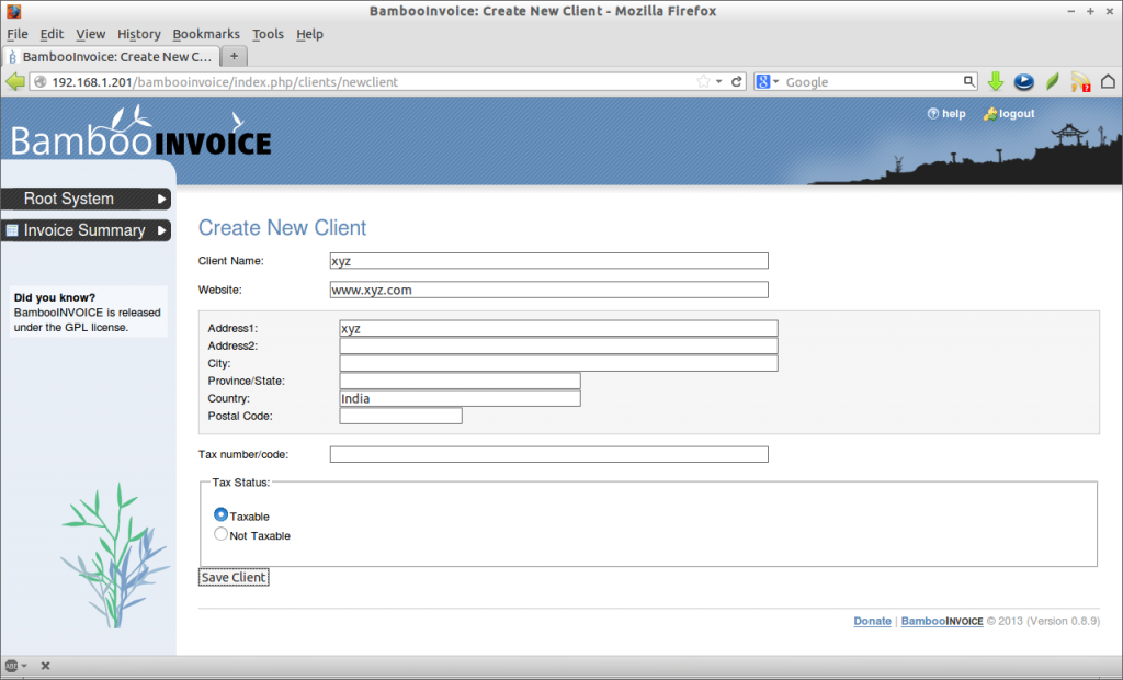 BambooInvoice: Create New Client - Mozilla Firefox_008
