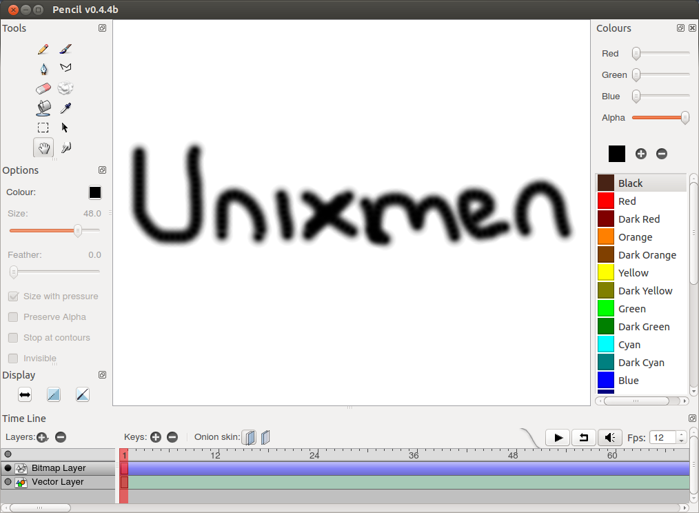 Pencil: A Simple and Powerful Traditional Animation Software | Unixmen