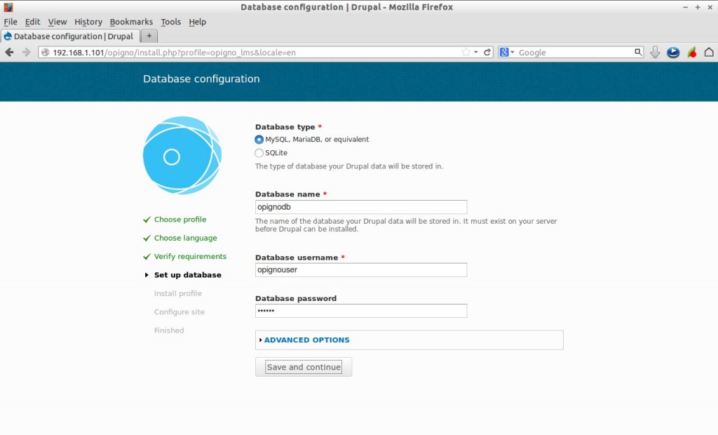 Database configuration | Drupal - Mozilla Firefox_004