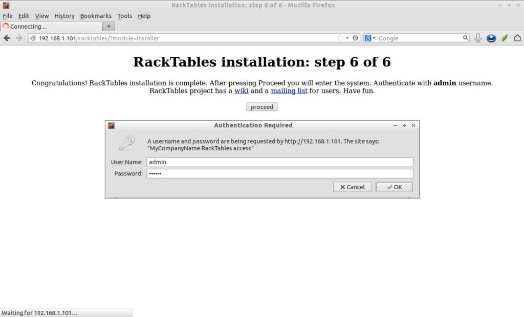 RackTables installation: step 6 of 6 - Mozilla Firefox_011