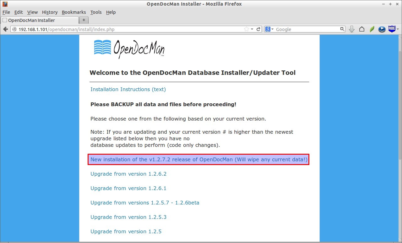 OpenDocMan Installer - Mozilla Firefox_006