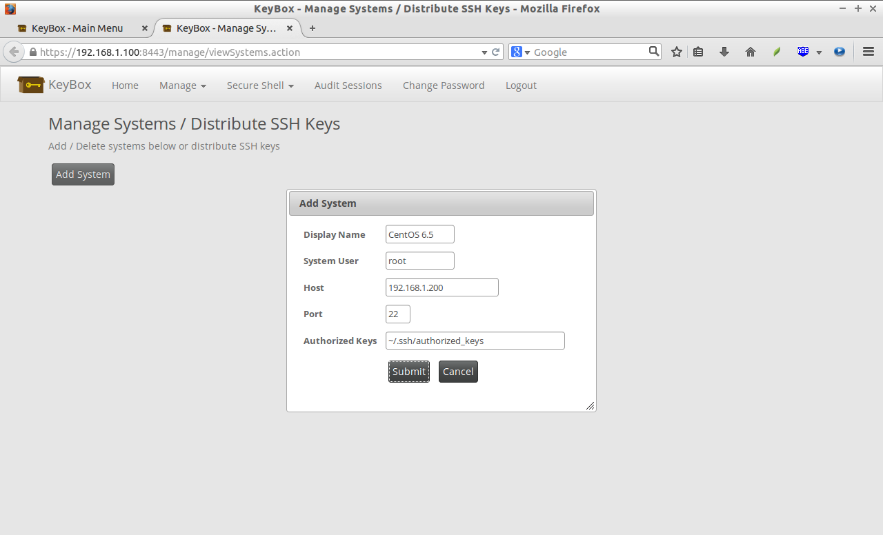 KeyBox - Manage Systems - Distribute SSH Keys - Mozilla Firefox_005