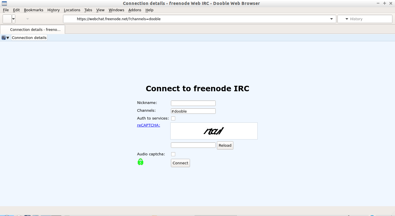 Connection details - freenode Web IRC - Dooble Web Browser_008