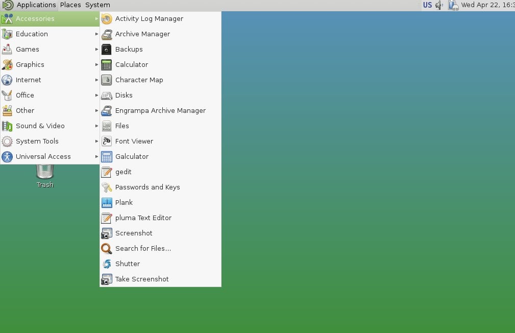 Ubuntu 15.04 MATE desktop