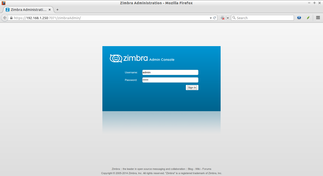 Zimbra Administration - Mozilla Firefox_001