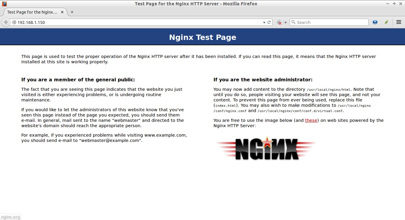Test Page for the Nginx HTTP Server - Mozilla Firefox_001