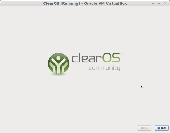 ClearOS [Running] - Oracle VM VirtualBox_003