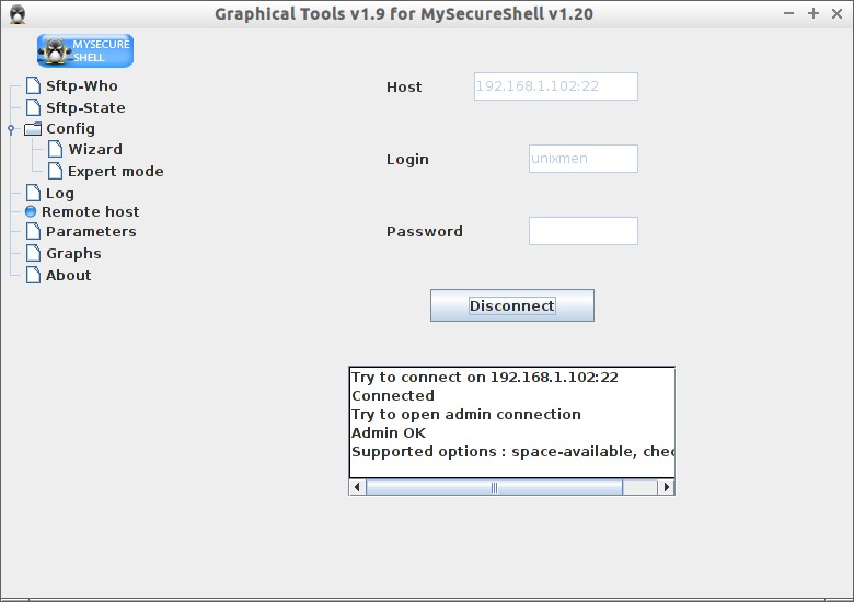Graphical Tools v1.9 for MySecureShell v1.20_003