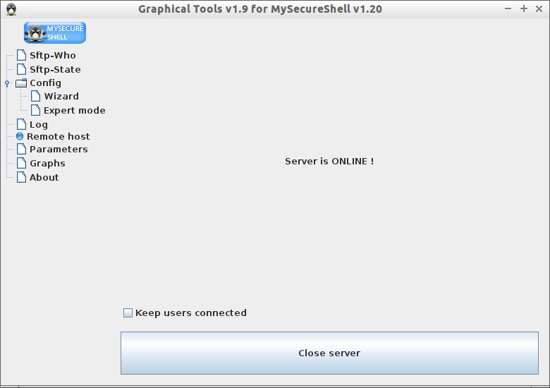 Graphical Tools v1.9 for MySecureShell v1.20_005