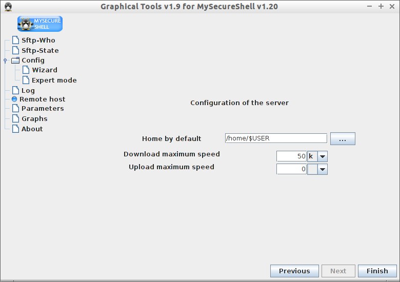 Graphical Tools v1.9 for MySecureShell v1.20_008