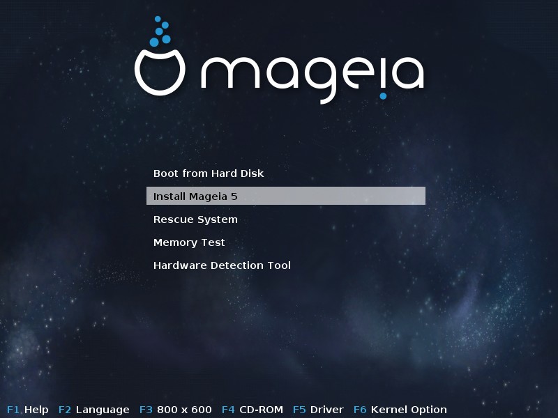 Mageia 5 [Running] - Oracle VM VirtualBox_001