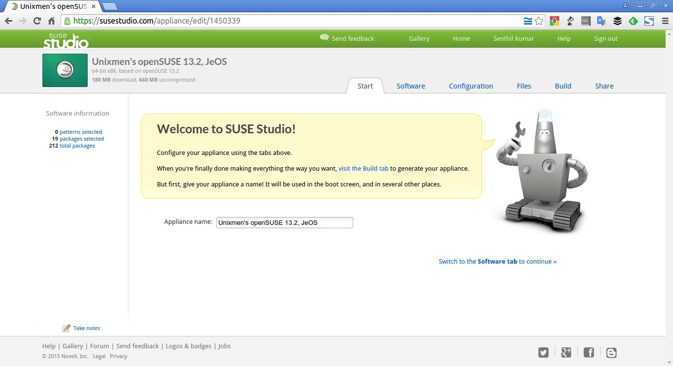 Unixmen's openSUSE 13.2, JeOS – SUSE Studio - Google Chrome_003