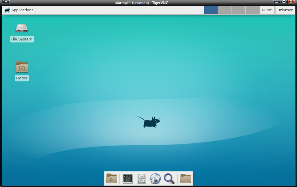 Arch linux and Raspberry Pi - vnc
