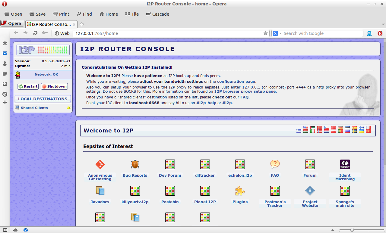 i2p linux router vpn