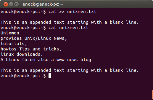 10 'cat' Command Examples for Beginners | Unixmen