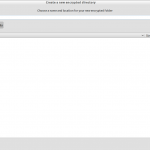 Create a new encrypted directory_007