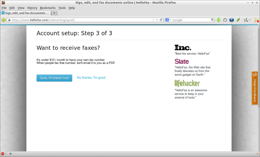 HelloFax: Send/Receive Fax Via Online Without Fax Machine | Unixmen