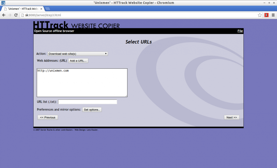 something like httrack for mac