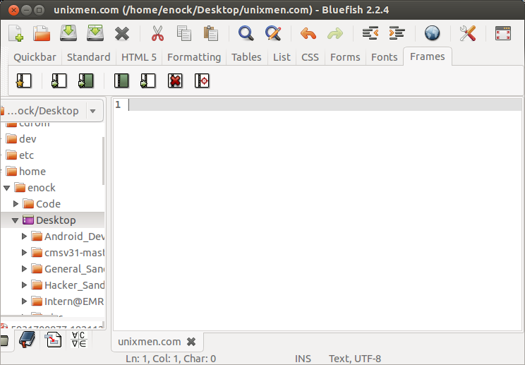 Bluefish Text Editor: For Web Designers and Programmers | Unixmen