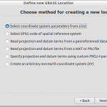 Define new GRASS Location_005
