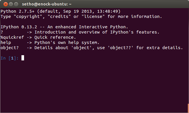 Install IPython In Crunchbang, Ubuntu, Arch and Fedora