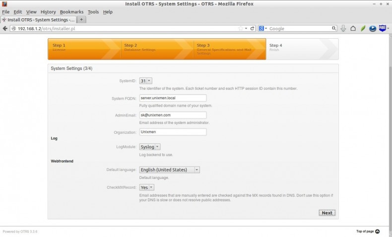 Setup Help Desk System Using OTRS On CentOS 6.5 | Unixmen