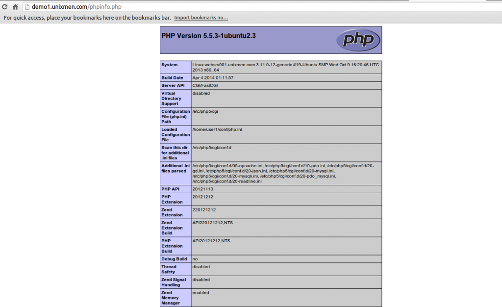 Install Apache2 With FastCGI In Ubuntu Server 14 04 13 10 Unixmen