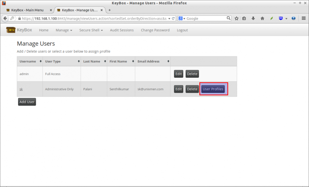 KeyBox: A Web-based SSH Console To Manage Multiple SSH Sessions ...