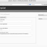 phpList :: phpList :: Initialise the database – Mozilla Firefox_002