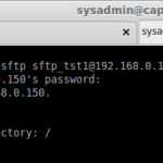 sftp from client