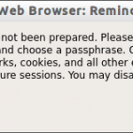 Dooble Web Browser: Reminder_001