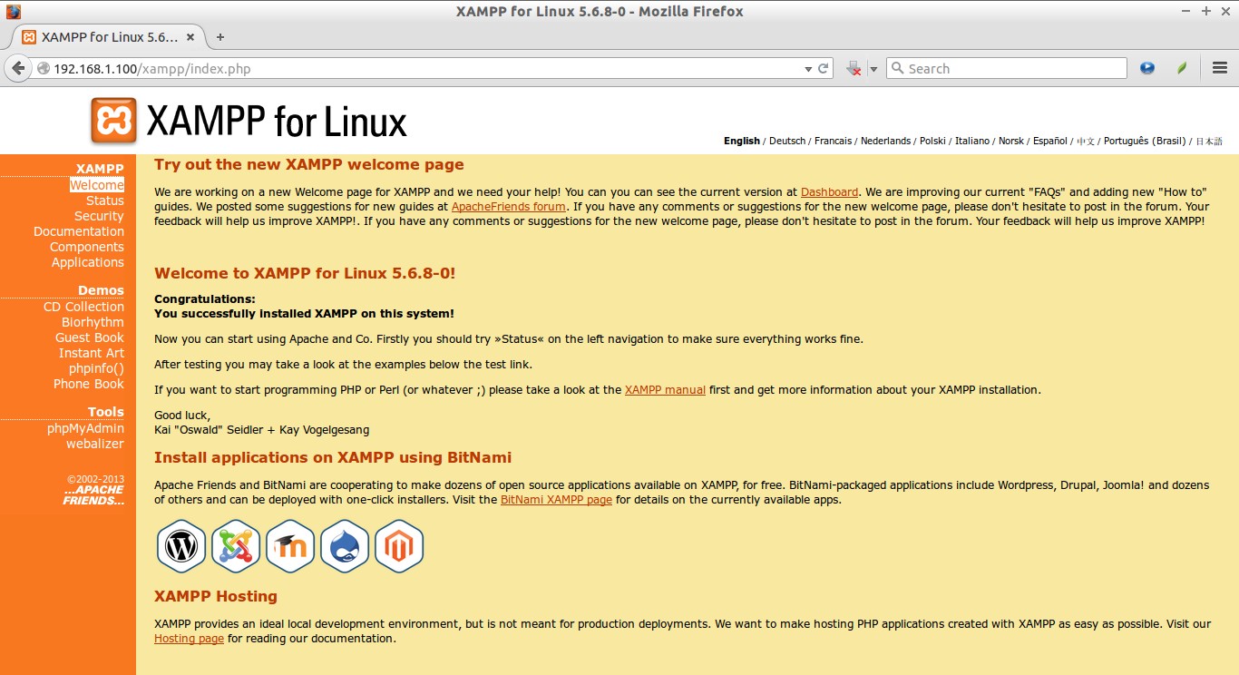XAMPP para Linux 5.6.8-0 - Mozilla Firefox_003