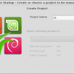 Cube Startup – Create or choose a project to be managed_001