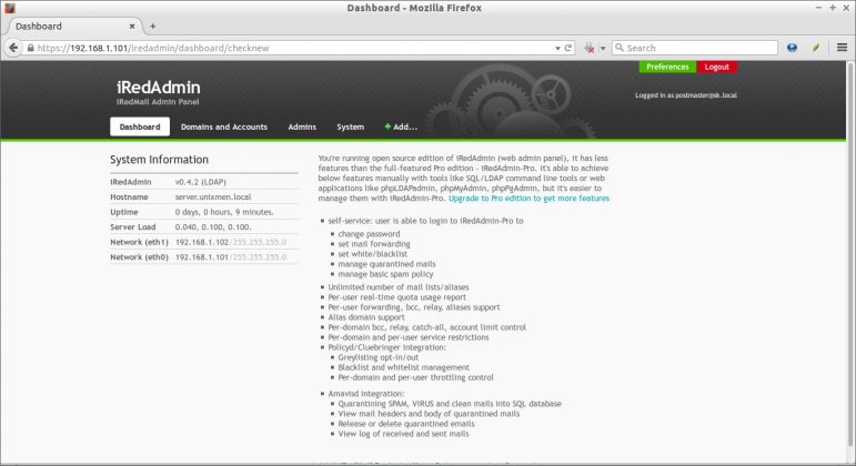 How To Install iRedMail Mail Server In Linux | Unixmen