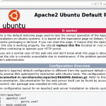 Apache default page