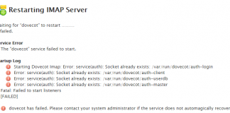 Dovecot fail