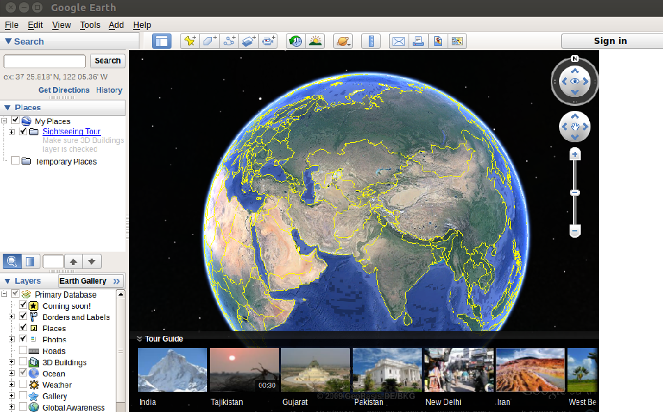 Google Earth Ubuntu