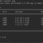 Installing PHP on Fedora 22