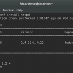 Installing the Apache Web server