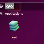 Launch Kexi