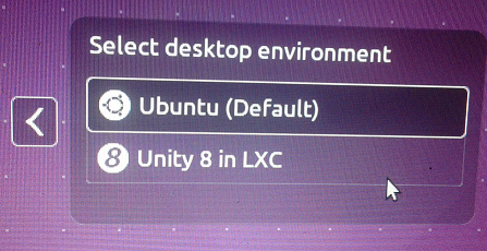 Launch Unity8 feature